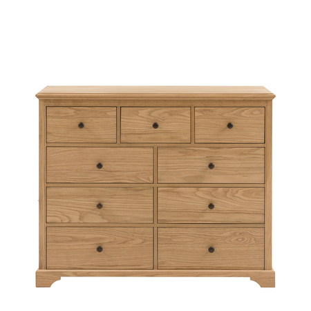 Malvern 9 Drawer Chest 1150x440x930mm