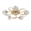 Aherne 5 Ceiling Lamp Antique Brass