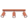 Plafon RING 3L ochra czerwona