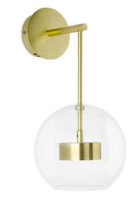 MOOSEE lampa ścienna CAPRI WALL złota