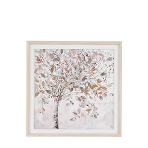 Obraz w ramie „Dreamweaver” – biały, 83 × 4 × 83 cm