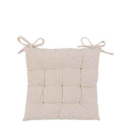 Fairford Woven Stripe Seatpad Cream 400x400mm