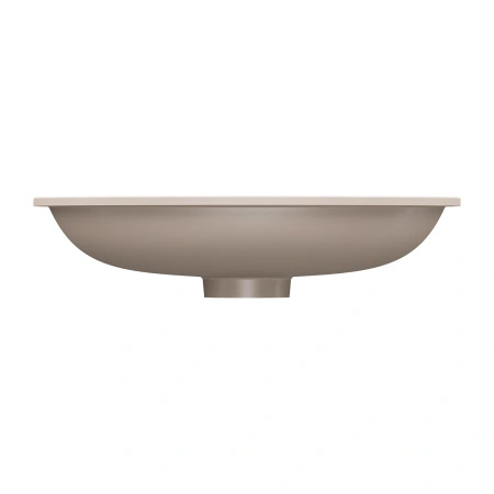 SHELL M+ umywalka podblatowa 54 x 34 cm, dune beige mat