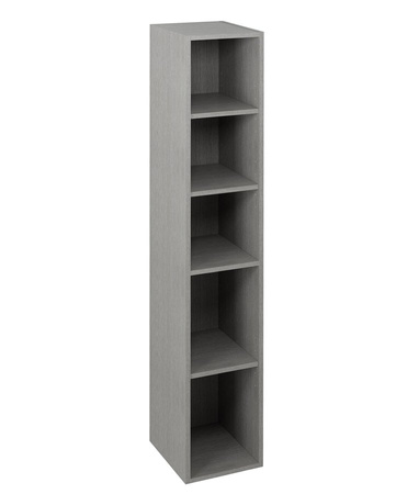 ESPACE słupek wysoki, otwarty z półkami 30x172x32cm, dąb srebrny