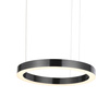 Lampa wisząca CIRCLE 60 cm - LED, ring tytan szczotkowany