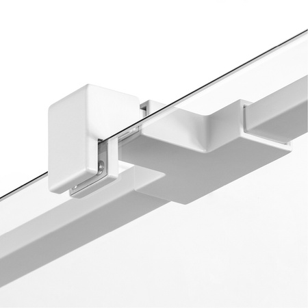 KABINA AVEXA WHITE PROSTOKĄTNA PRZYŚCIENNA P 80x120x200 CZYSTE 6mm ACTIVE SHIELD