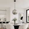 Lampa wisząca MIRROR GLOW - L chrom 40 cm