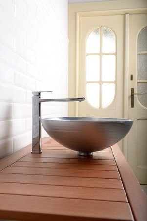 MIXONA bateria umywalkowa, wysoka, chrom