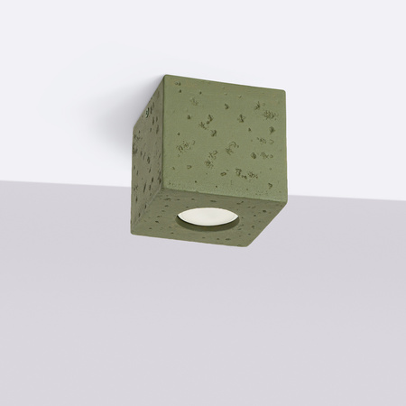 Plafon QUAD beton zielona oliwka