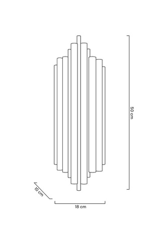 MOOSEE lampa ścienna HARMONIC BLACK czarna