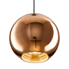 Lampa wisząca MIRROR GLOW - M miedziana 30 cm