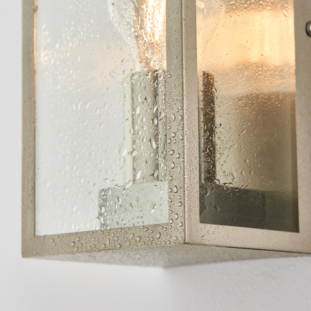 Oxford Wall Light Brushed Steel