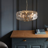 Clifton 5 Pendant Light Antique Brass