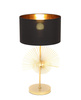 GLAMOUR LAMPA NOCNA CZARNO-ZŁOTA FONTI