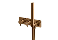Axel Brushed Copper Termostatyczna bateria wannowa
