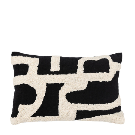Kalho Embroidered Cushion Midnight 300x500mm