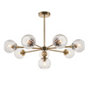Allegra 8 Pendant Light Antique Brass