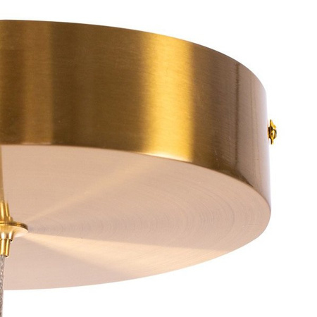 Lampa wisząca CIRCLE 80 cm - LED, ring mosiądz szczotkowany