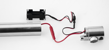 Bateria sensorowa ścienna 6V DC (4xAA), chrom