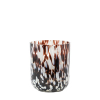 Confetti Candle Brown Large Peony Musk