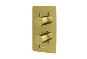 Axel Brushed Gold bateria termostatyczna