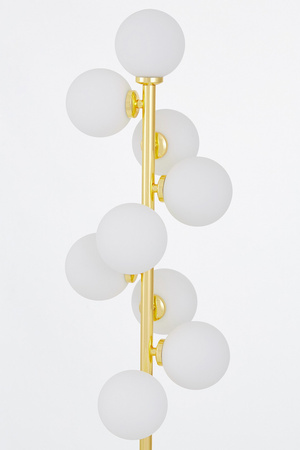 LAMPA STOJĄCA PODŁOGOWA KLASYCZNE ZŁOTO PETRICA W9