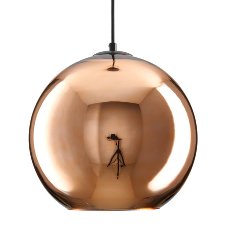 Lampa wisząca MIRROR GLOW - M miedziana 30 cm