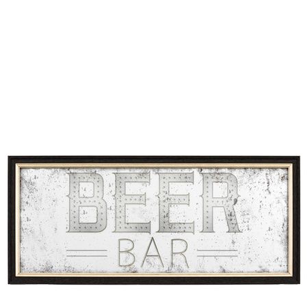 Beer Bar Mirror 260x590mm