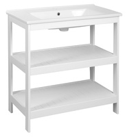 ETIDE szafka umywalkowa 81,5x86x44 cm, biały mat