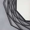 Lustro Estella, czarne, 910 x 910 mm