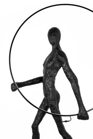 MOOSEE lampa podłogowa HUMAN ROUND        włókno szklane