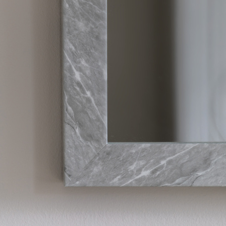 Romano Rectangle Mirror Marbled White 570x770mm