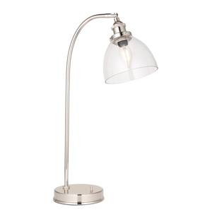 Hansen Table Lamp Bright Nickel