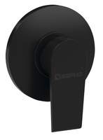 KAI bateria prysznicowa podtynkowa, 1 wyjście, czarny mat