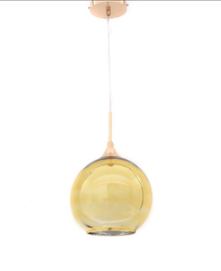 NOWOCZESNA LAMPA WISZĄCA ZŁOTA LOBOS D20
