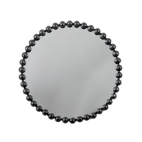 Lustro Ceretti okrągłe czarne 800 x 50 x 800 mm