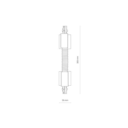 CTLS RECESSED POWER FLEX CONNECTOR