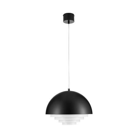 Lampa wisząca DIVERSO 35 cm - czarna matowa