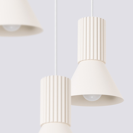 Lampa wisząca ESTRIA 3P beżowa