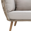Fotel ogrodowy AVENA Egg Chair – kokon, technorattan, poduszki