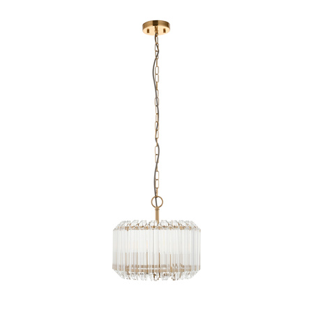 Valentina 3 Pendant Light Brushed Aged Brass
