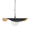 Lampa wisząca ENZO 40 cm - czarno złota