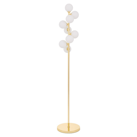 LAMPA STOJĄCA PODŁOGOWA ZŁOTA PETRICA W9