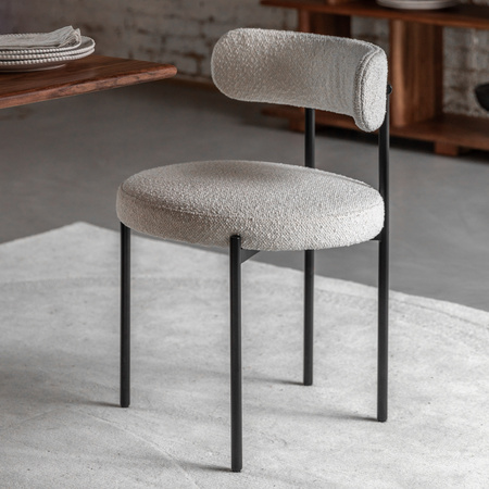 Aveley Dining Chair Vanilla (2pk) 525x510x750mm