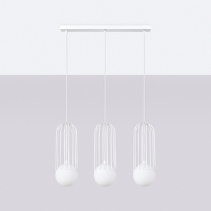 Lampa wisząca BRINA 3L biała