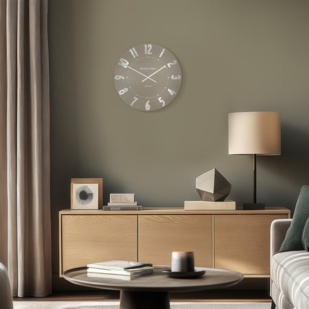 Mulberry Wall Clock Mocha 20in