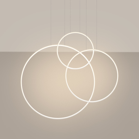 Lampa wisząca RIO 3 55/78/110 biała LED 3000K