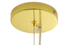MOOSEE lampa wisząca ATOMIC LONG złota