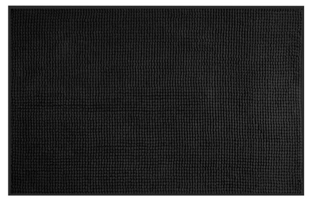 CHENILL dywanik łazienkowy 50x80cm, 100% polyester, czarny