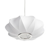 Lampa wisząca SILK X-shape biała 40 cm - nowoczesna i minimalistyczna